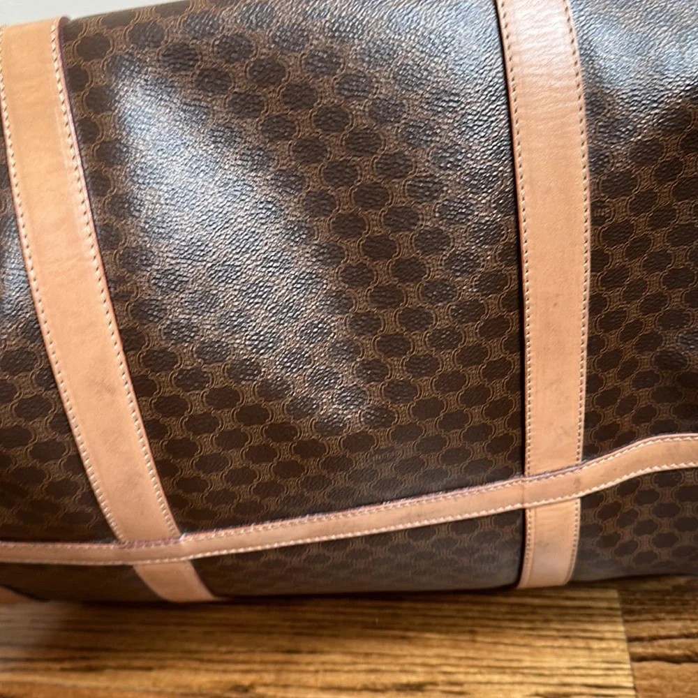❌SOLD❌ Celine Travel Tote Duffle Bag with Lock/Key Weekender - Picture 9 of 15